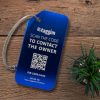 Lost Luggage Metal QR Tags for Secure and Identification